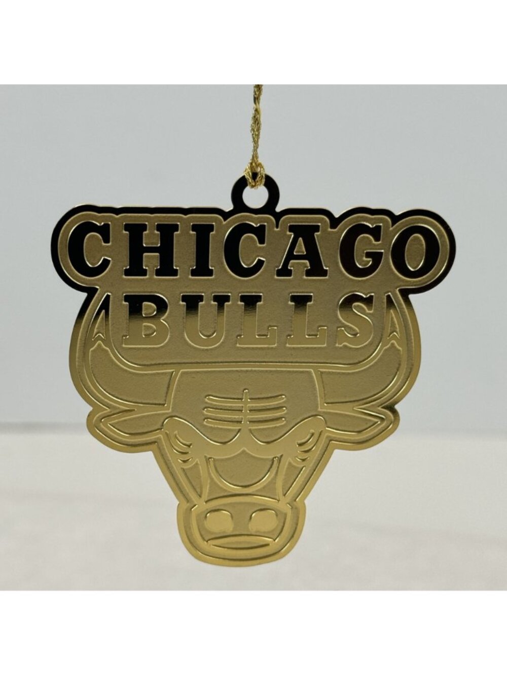 Chicago Bulls 22Kt Gold Finish Ornament By Topperscot NBA Basketball 2.75" NEW - Picture 3 of 12